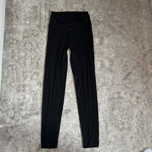 Black High-Waisted cross waist Leggings from offline by Arie